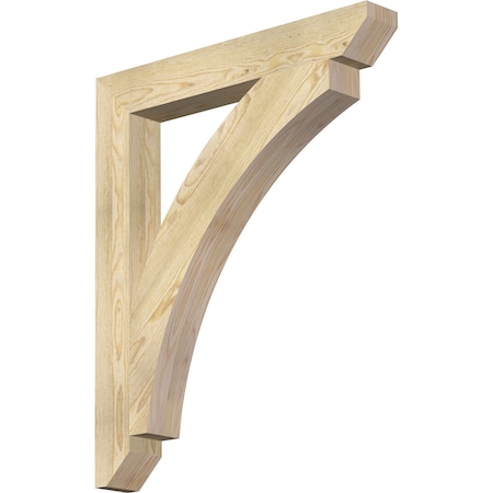 Thorton Slat Rough Sawn Bracket, Douglas Fir, 4W X 30D X 36H